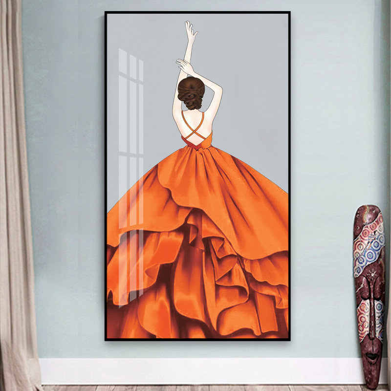 芳华十字绣2021新款客厅线绣玄关美女人物小件十字绣套件