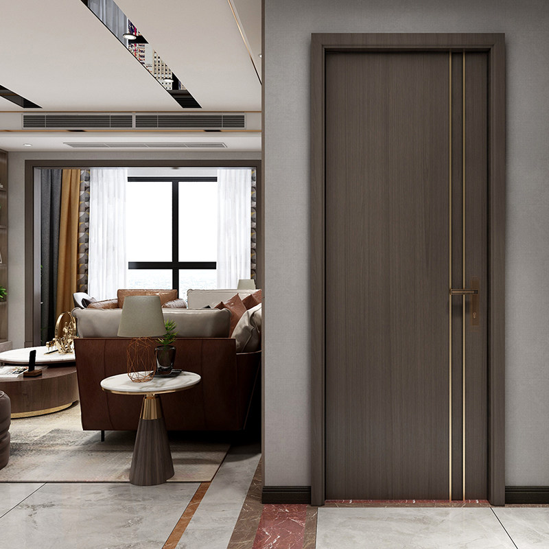 福美美康零度干漆门实木复合免漆卧室平开室内卧室门