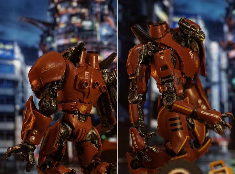 neca太平洋暴风赤红7寸可动机甲模型手办男孩潮玩盲盒