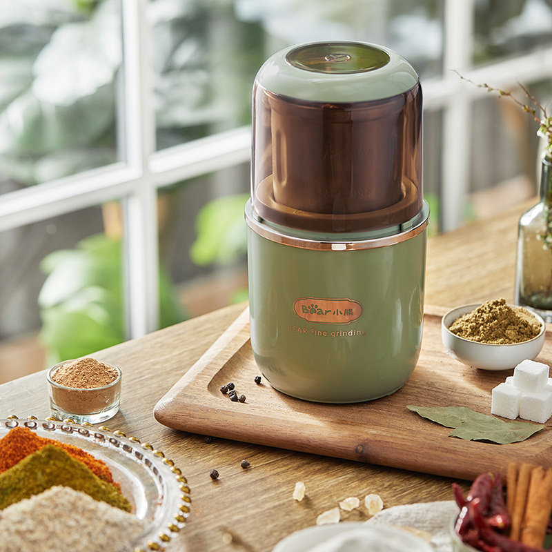 小熊磨粉机家用多功能小型电动研磨超细干磨五谷粉碎打粉器磨豆机 –