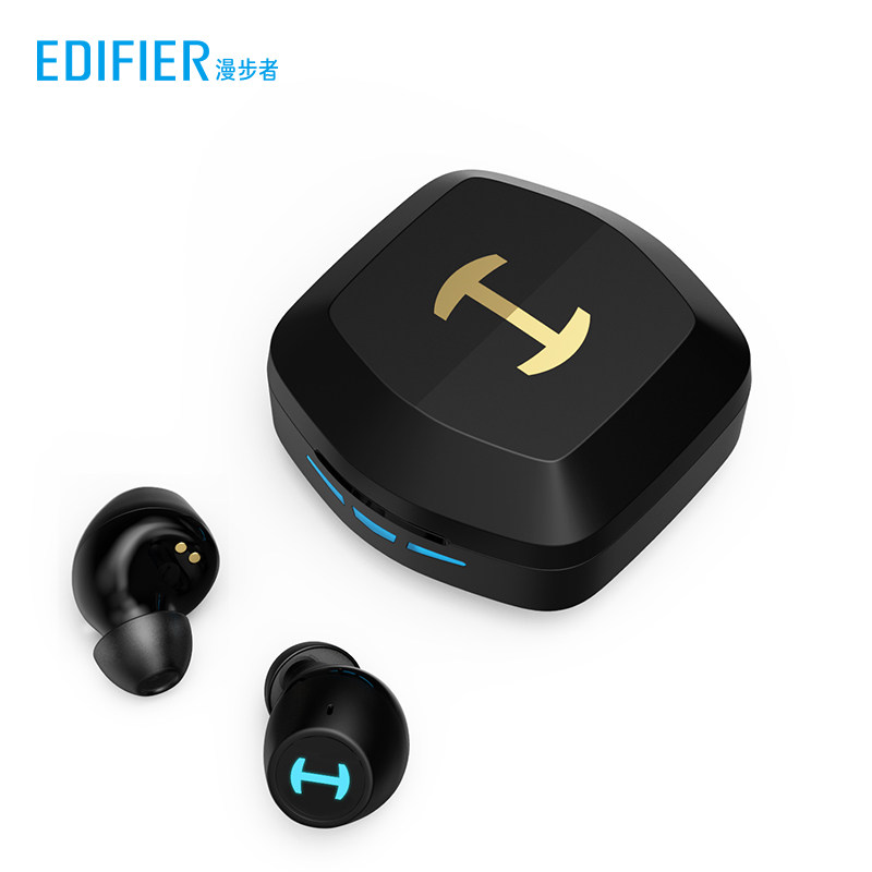 漫步者gm4mini无线蓝牙耳机双耳降噪入耳音乐游戏蓝牙耳机