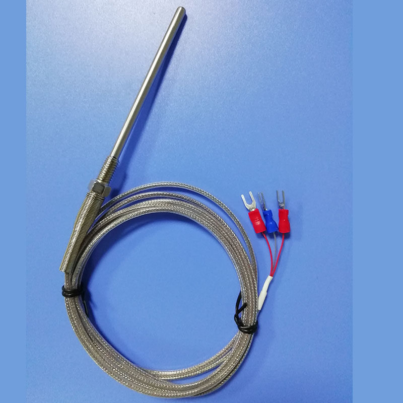 螺纹温度传感器pt100pt1000热电阻锂离子电池模组测温热电阻