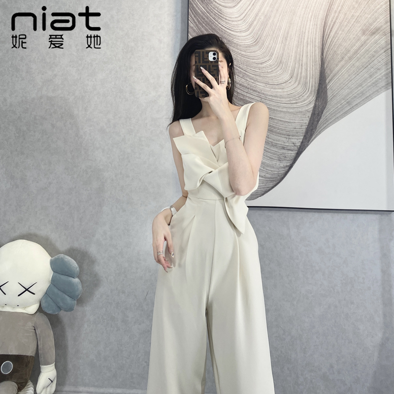 阔腿裤女2022年新款秋显瘦百搭高腰垂感休闲裤ins潮连体裤夏长款