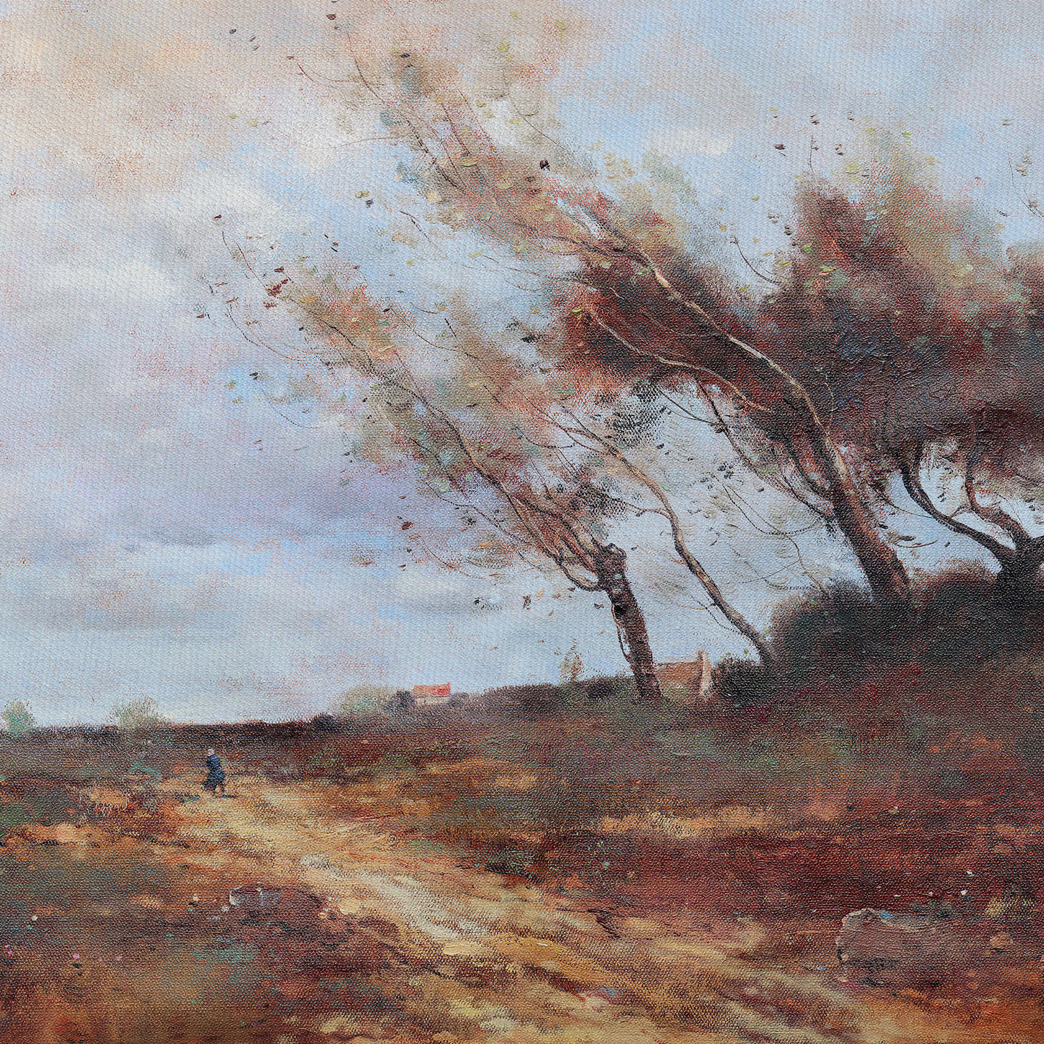 不够艺术小众众新古典风景装饰画油画客厅书房现代装饰画