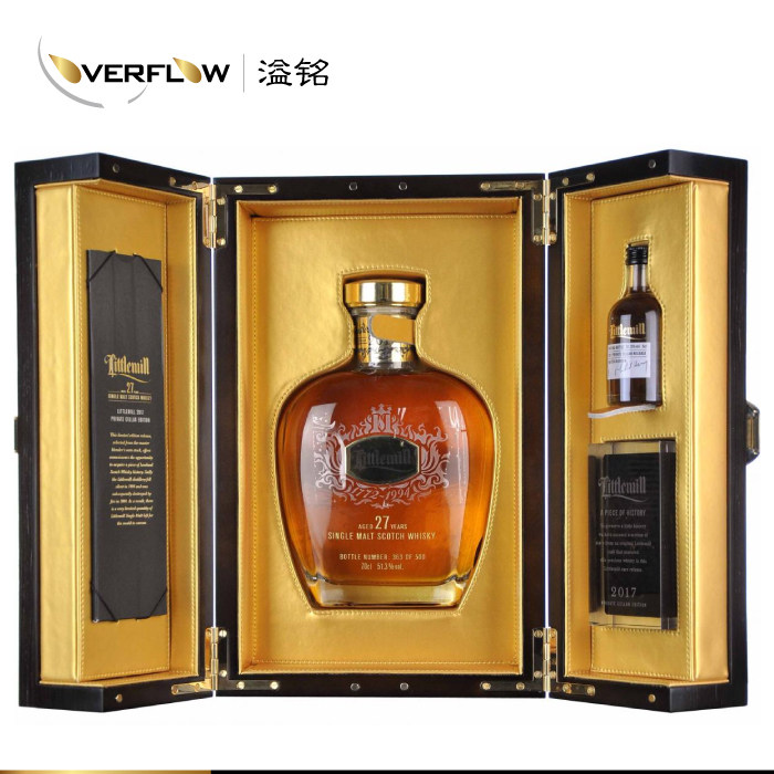 littlemill磨坊27年酒厂限定单一麦芽威士忌洋酒进口威士忌