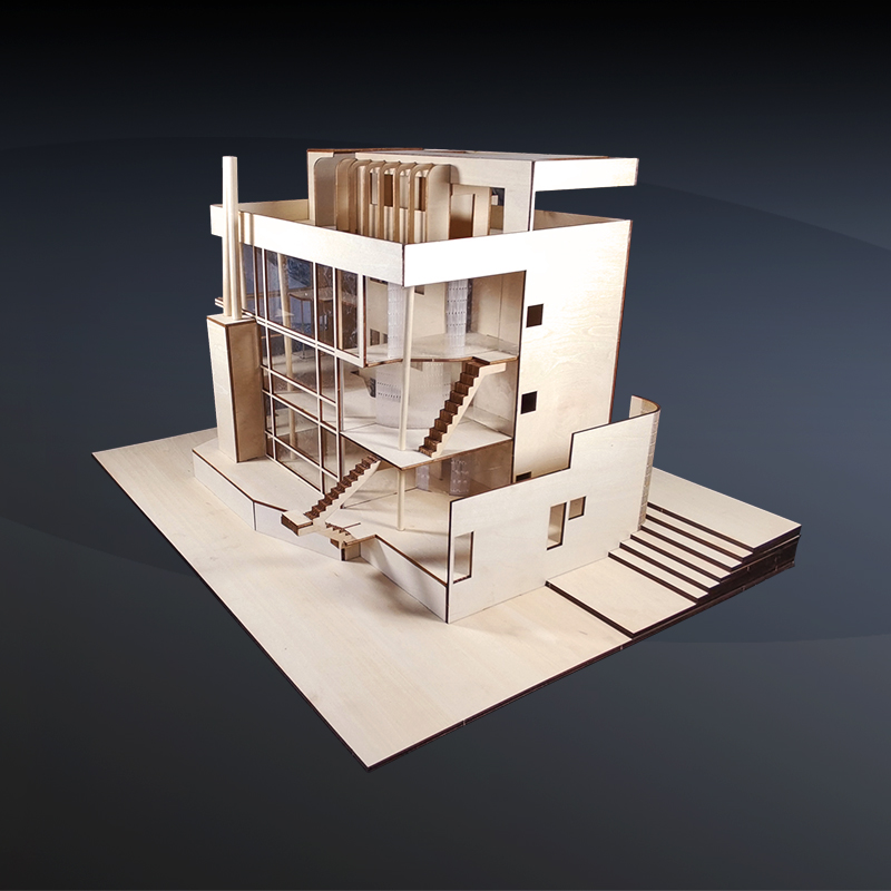 理查德迈耶道格拉斯住宅经典建筑大师作品成品cad建筑