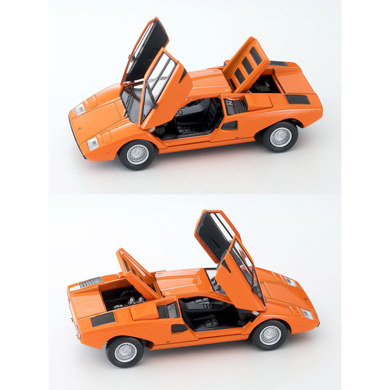 日本tomytec仿真车模模型tlv兰博博基尼康塔什火车