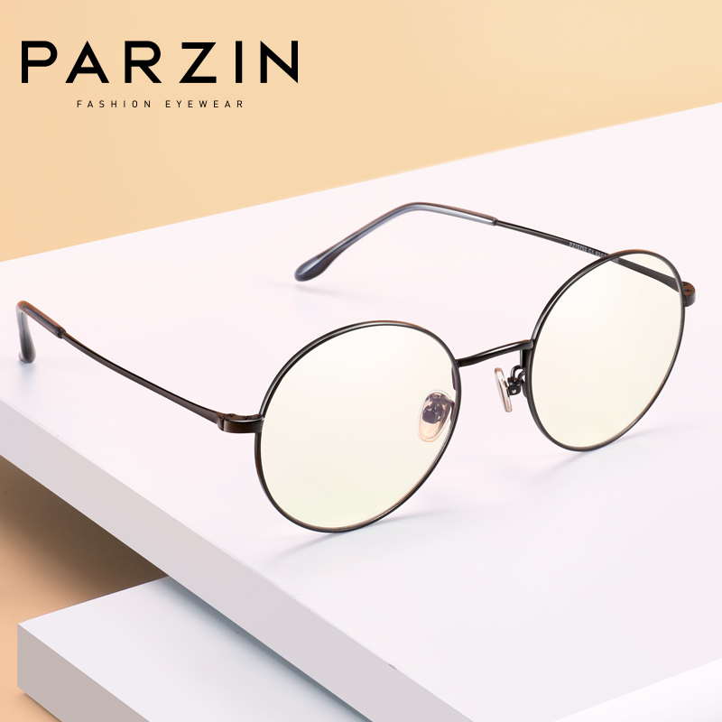 帕森蓝光眼镜金属多边形时尚防辐射手机电脑护目镜防蓝光镜