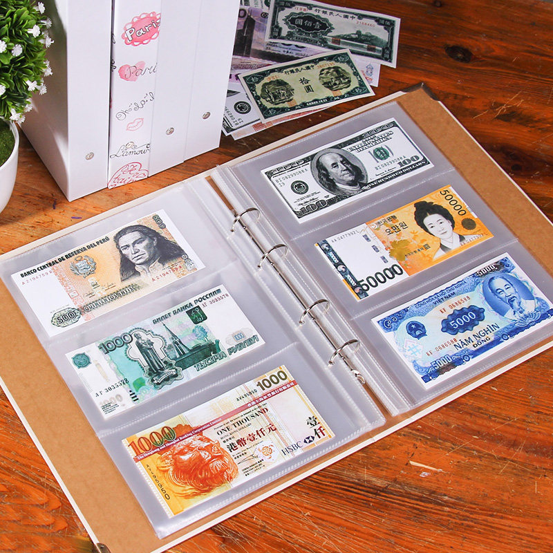 人民币钱币收藏收集册空纪念钞票纸币硬古多功能混合相册