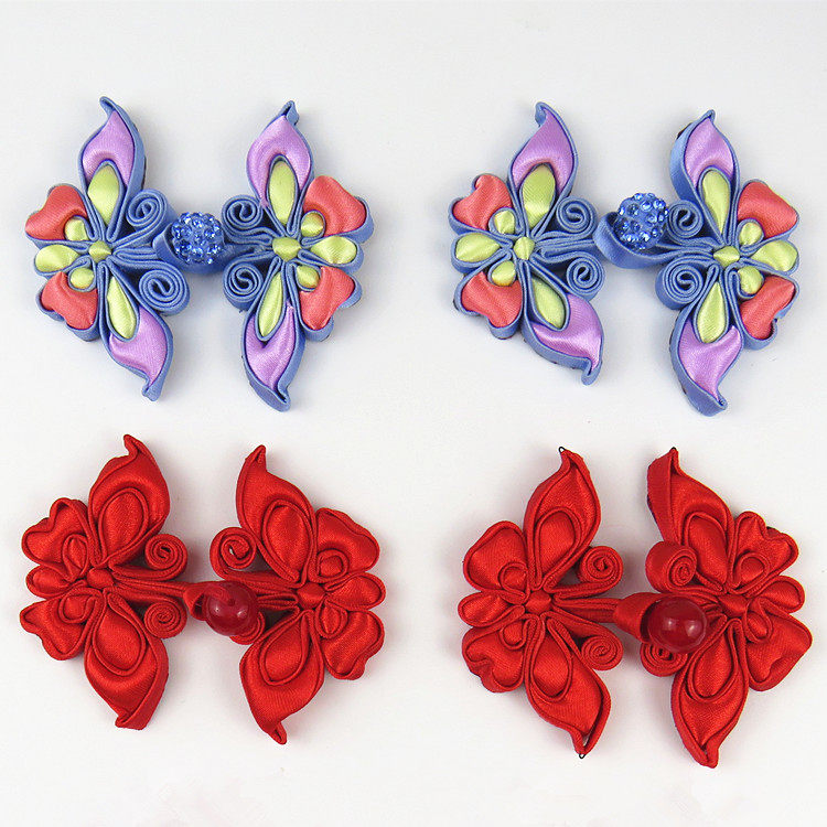 盘扣珠子蝴蝶高档礼服旗袍唐装装饰扣纯手工纽扣