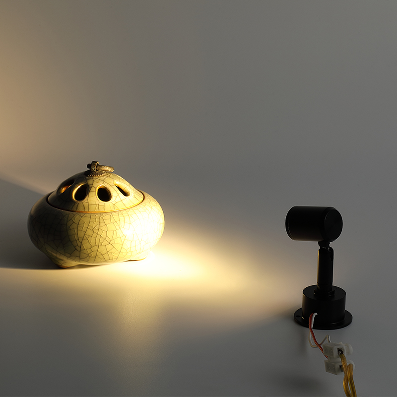 led明装台灯柜台小型最小吸顶聚光灯微型展柜射灯