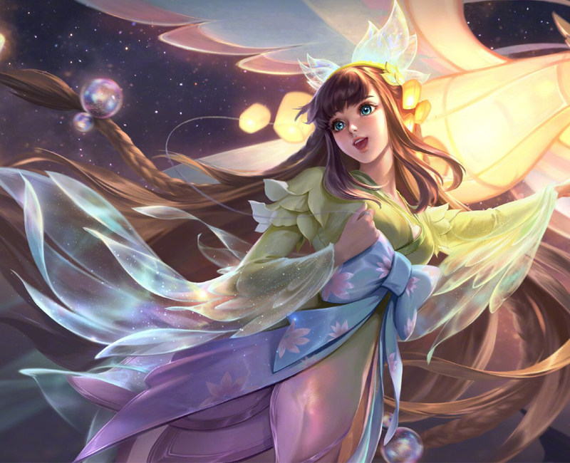 御宅族专属王者cos娜可露露snk新皮肤晚萤cosplay假发