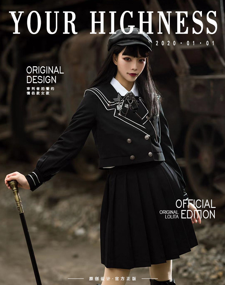 现货全款女款3件jk制服军装情侣装其它制服