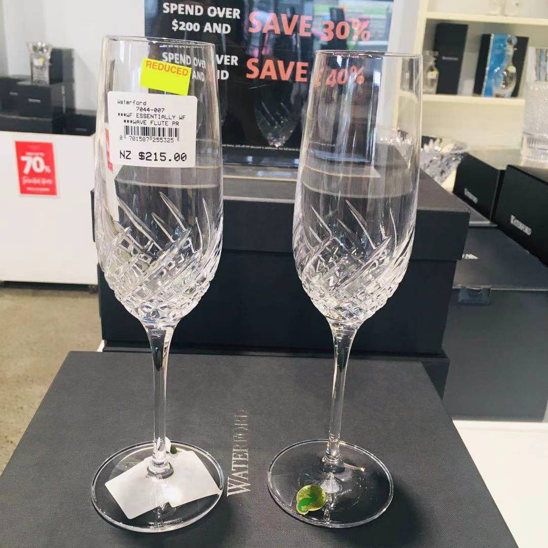 waterford沃德德福德旗标款水晶香槟杯酒酒杯礼盒酒杯