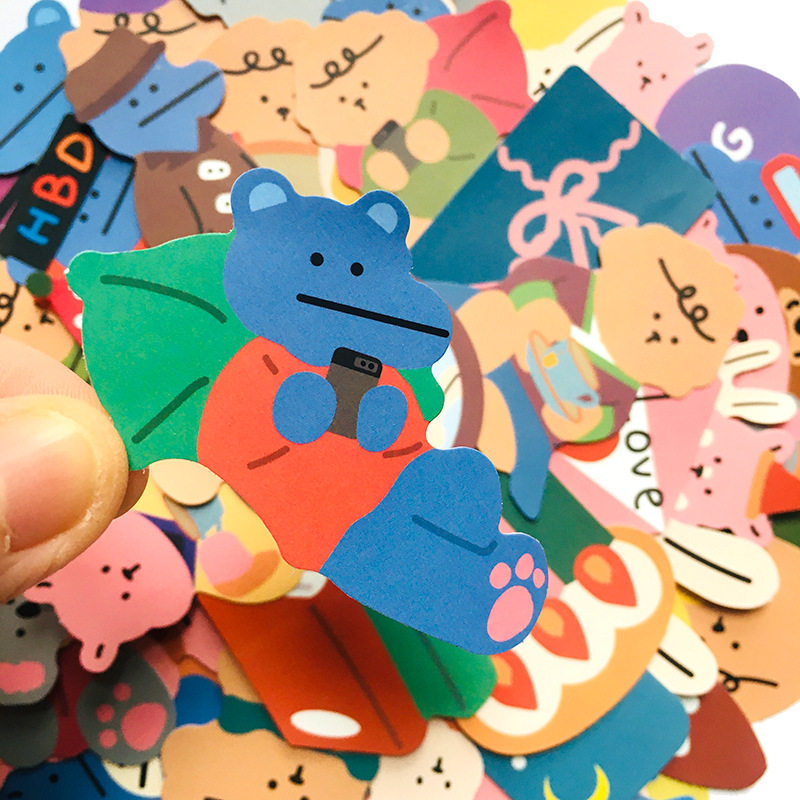 贴纸50张贴画盖贴水杯杯子保温杯保温装饰水手笔记本个性小贴纸