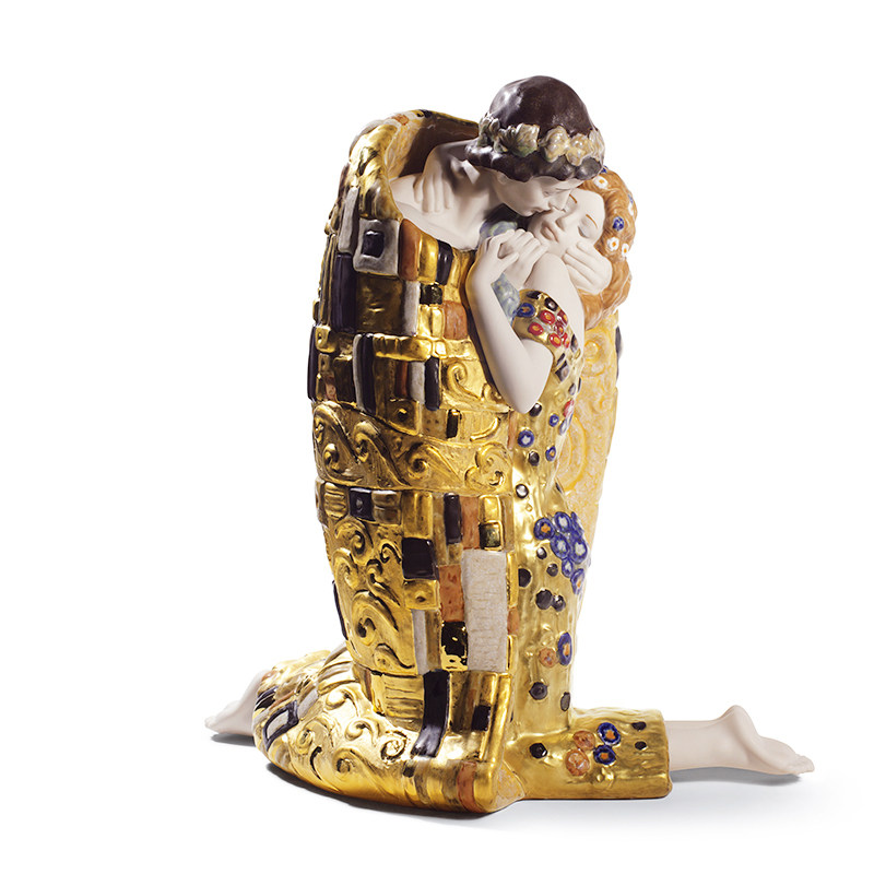 雅致lladro西班牙国宝艺术品陶瓷器摆件家居150周年纪念版摆件