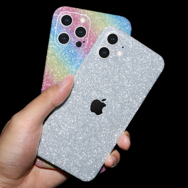 适用苹果磨砂全包mini色彩iphone11promax手机手机贴贴纸手机贴膜