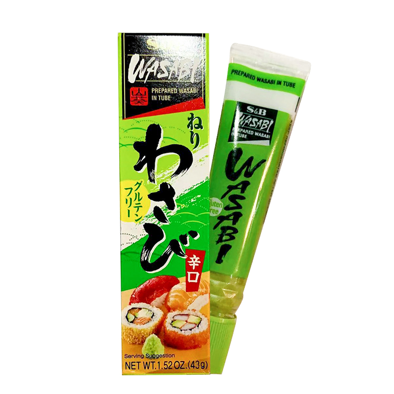 现货日本料理原装SB青芥末膏幸口辣味山葵酱海鲜火锅寿司烧烤蘸料 - 图2