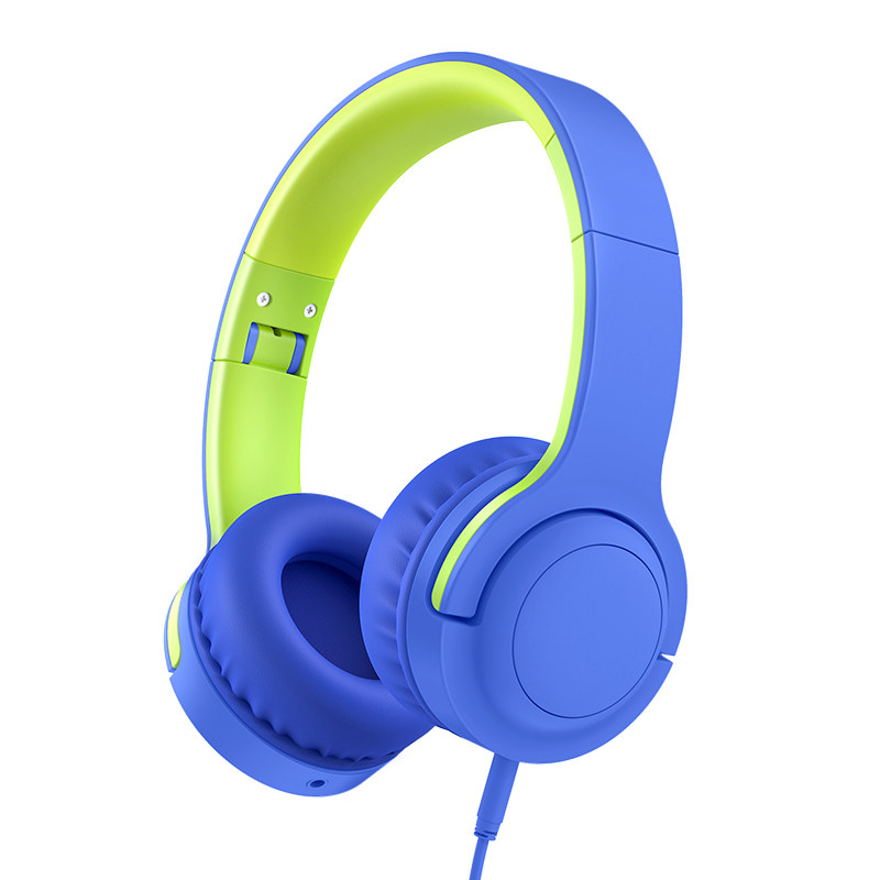 品存q2儿童耳机头戴式有线带麦护耳学习英语听力网课专用护耳可爱学生