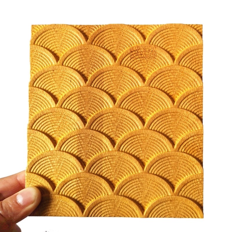 浮雕贴花片木雕花木雕柜门家具装饰中式鱼鳞其他特色工艺品