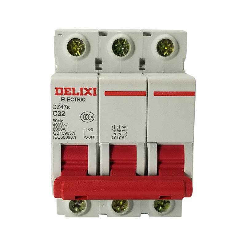 德力西空气开关dz47s3p63a32a40a小型断路器空气开关