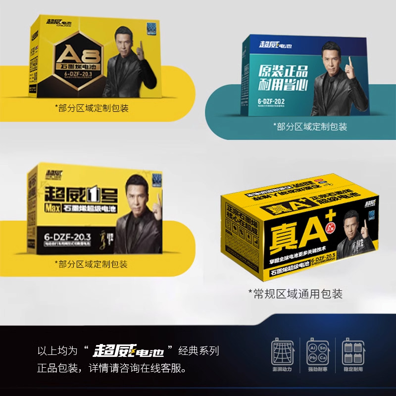 超威电池48v60v72v12.2ah20.2ah32.2ah电动车铅酸蓄电池1号电动车电池