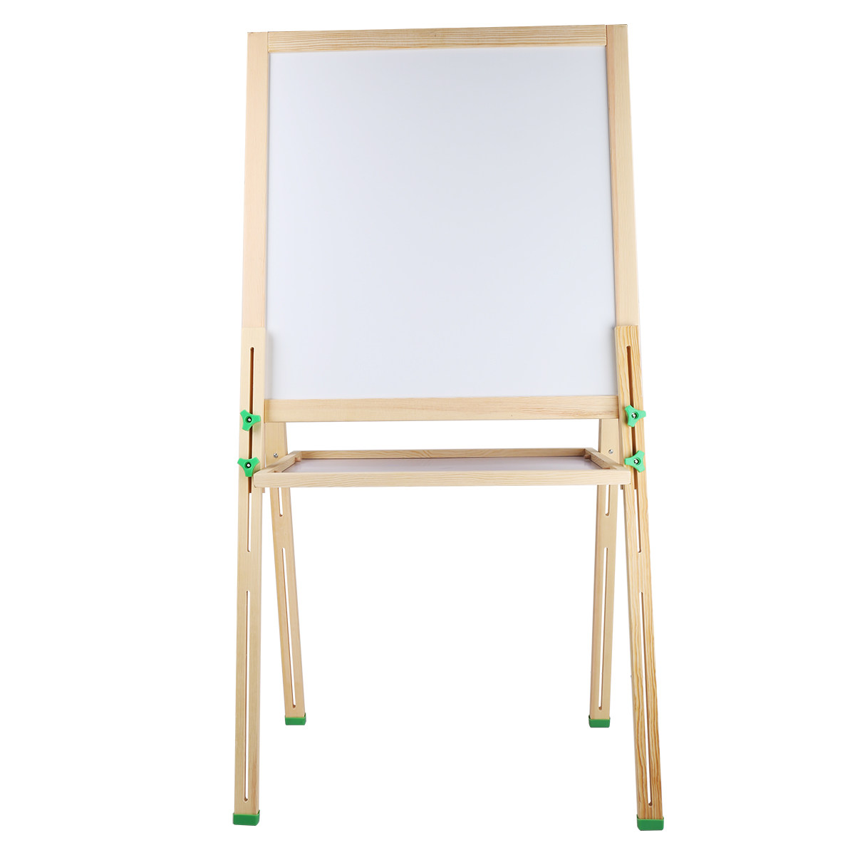 得力8771木质儿童画板8775可升降画架8776套装双面磁性家用写字白板小