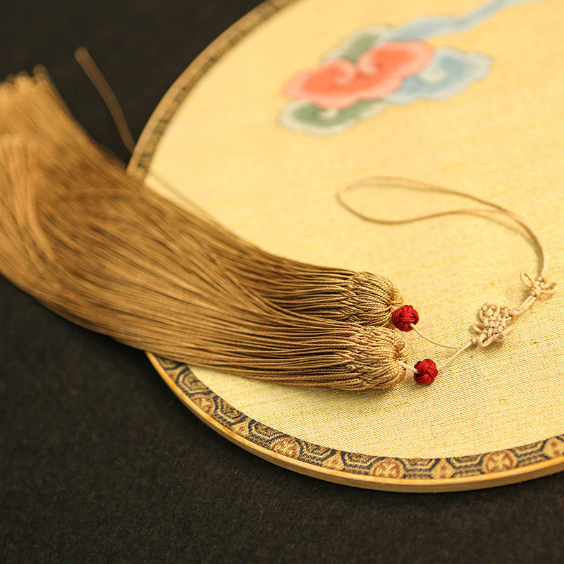 扇子吉善扇坠流苏吊坠折扇挂件手工中国结穗子扇子