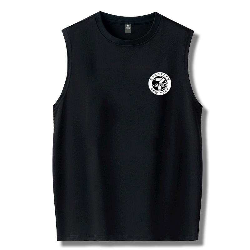 Nets Durant Drew Uncle Owen training the same cotton sleeveless T-shirt plus size sports breathable vest men Nets Durant Drew Uncle Owen training the same cotton sleeveless T-shirt plus size sports breathable vest men