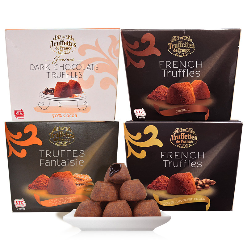 法国进口乔慕truffles原味巧松巧克力七夕女友零食松露巧克力