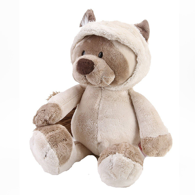 德国nici站姿雪狸男孩女孩公仔萌可爱情侣生日礼物娃娃毛绒玩具