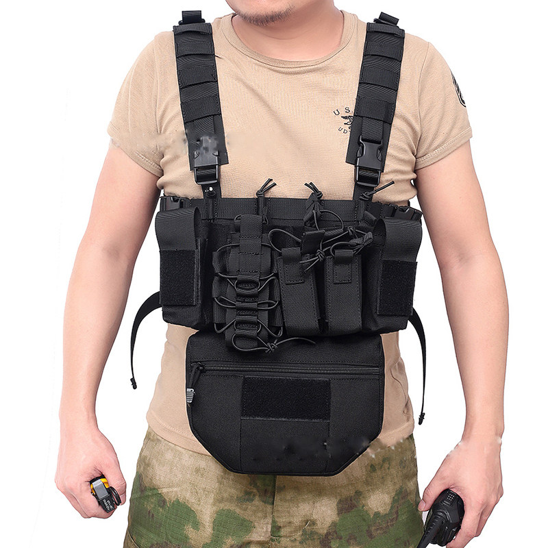 d3胸挂多功能轻量量化肚兜透气战术背心防弹战术背心