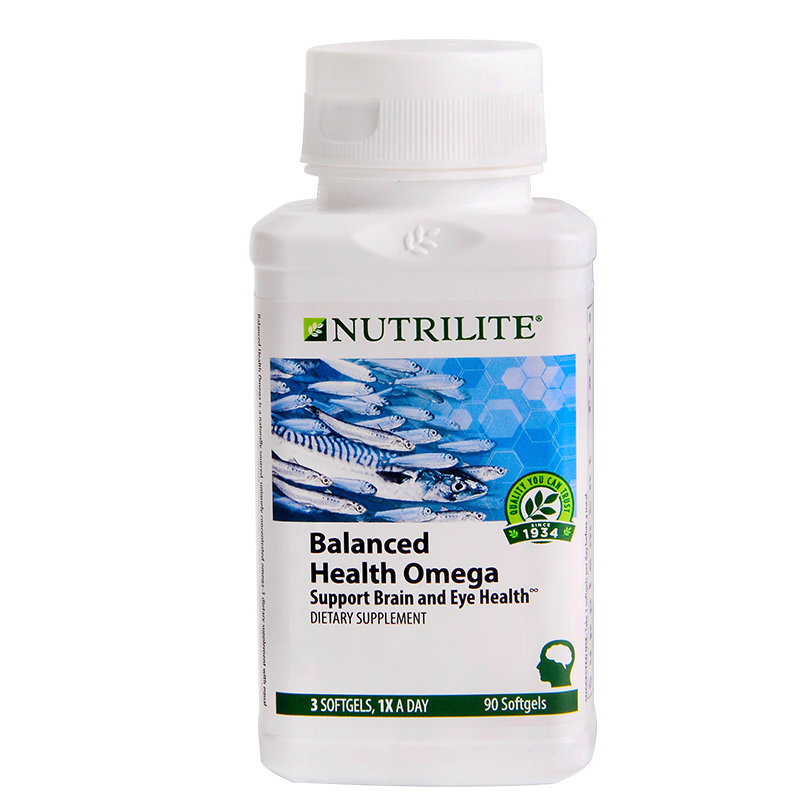 安利健康平衡鱼油纽崔莱深海鱼油美国产进口营养保健品