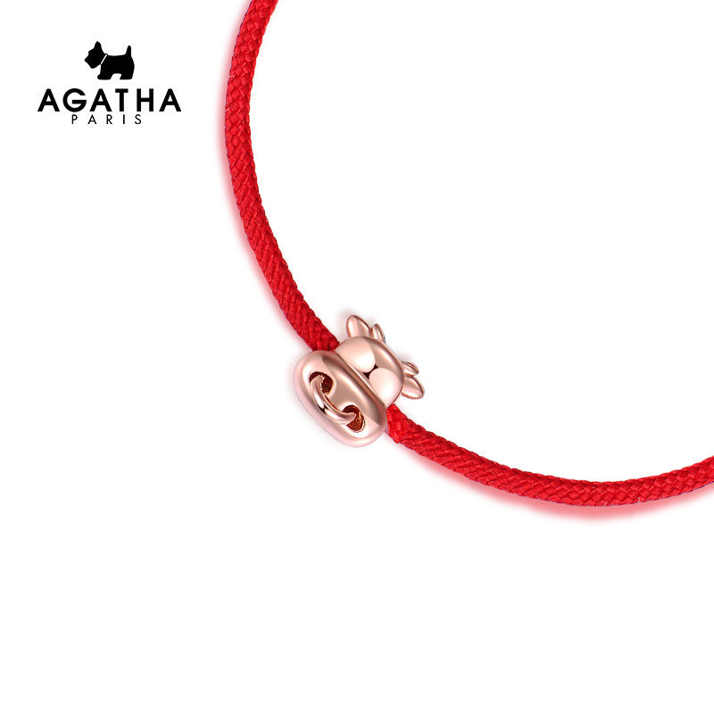 手链红绳本命年agatha瑷嘉莎2021手绳礼物牛年手链