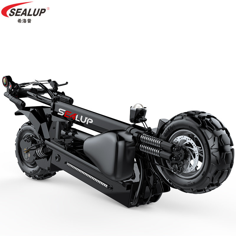 希洛普 越野电动滑板车成人两轮迷你代步车11寸真空胎 折叠电动车