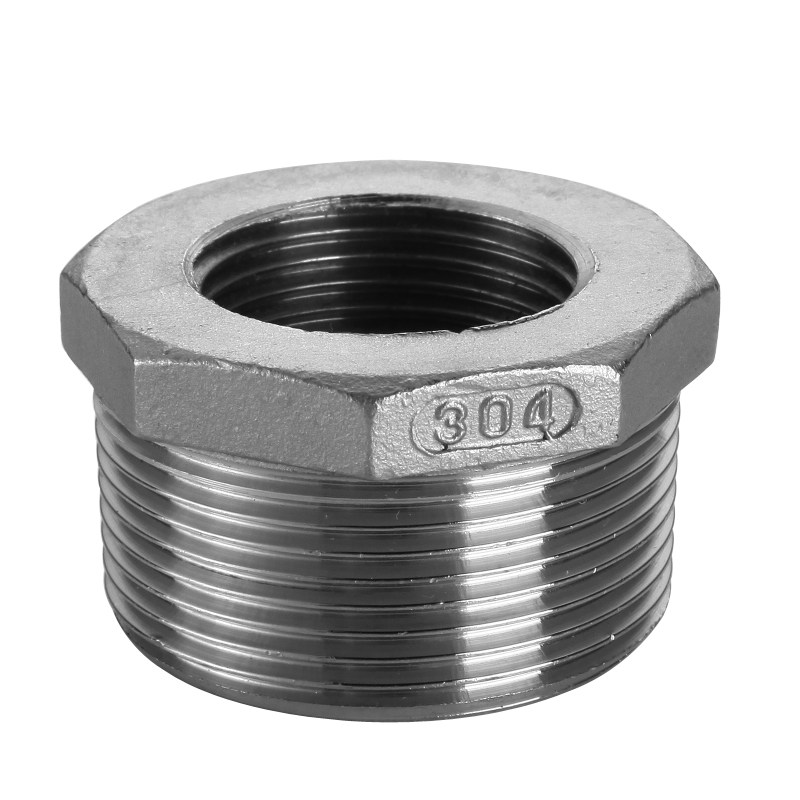 不锈钢管件304补心丝扣补芯内外牙接头变径接头4分6分1寸卜申