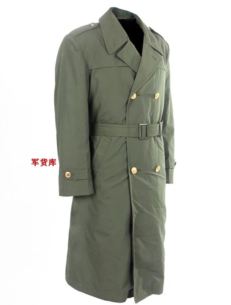 全新真品87款校风风衣军大衣加绒内胆保暖棉衣军迷大衣