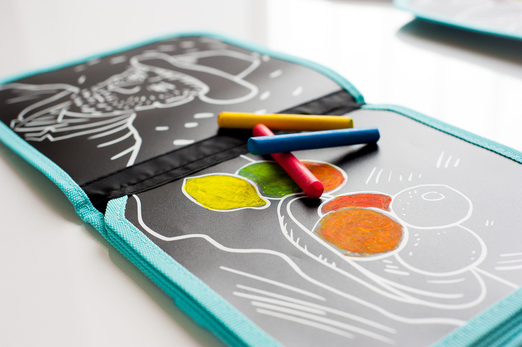 粉笔现货美国jaqjaqbird食品品级儿童便携画板板画画板