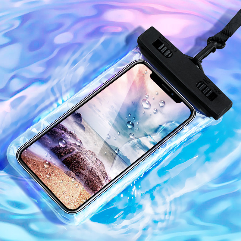 手机防水袋触屏通用游泳防水手机壳挂脖潜水手机套防尘包水下拍照