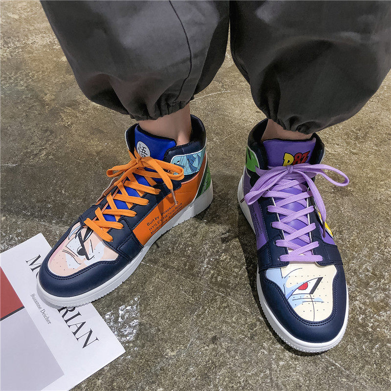 动漫联名空军一号爆改秋季aj男鞋百搭时尚悟空高帮鞋