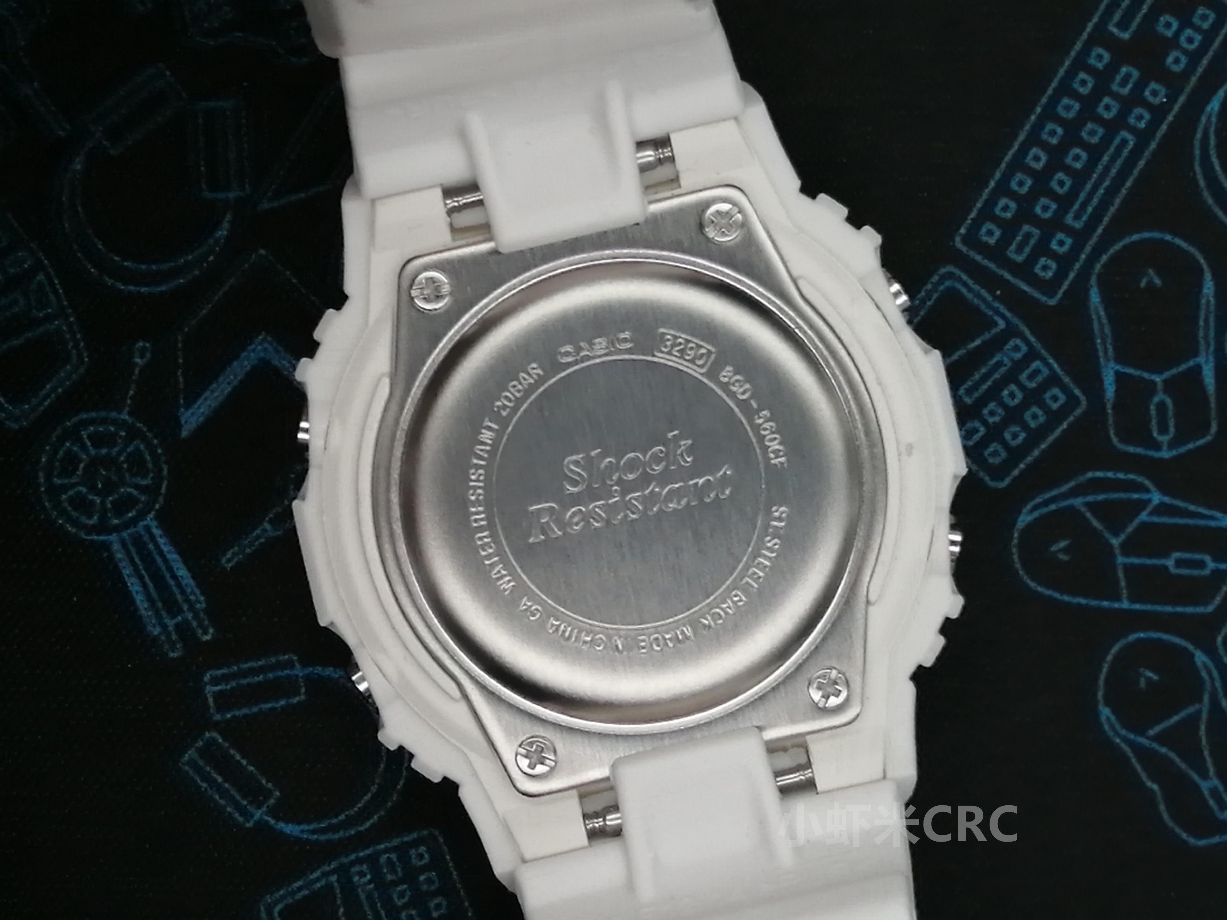 casio卡西欧手表女经典时尚花卉手表bgd-560cf-7a/1a ba-110cf-7a