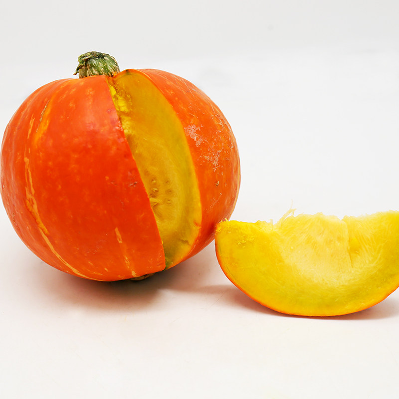 南瓜绿源禾心有机新鲜红皮万圣节雕刻金瓜栗1kg南瓜