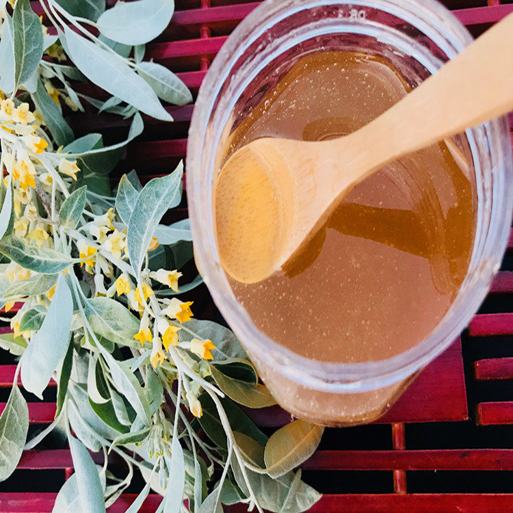2021年自产自销新疆野生沙枣蜜纯蜂蜜1000g