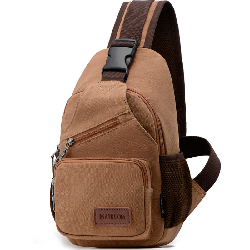 男士轻便腰包男多功能复古包复古胸前休闲胸包包休闲男士包袋