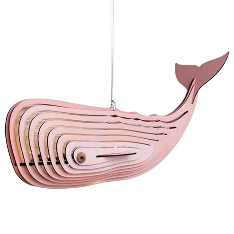 吊灯鲸鱼日式创意个性客厅卧室餐厅儿童酒店民宿儿童房吊灯