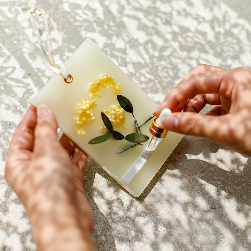 掬涵干花香薰蜡片蜡牌衣柜香味持久香氛植物摆件