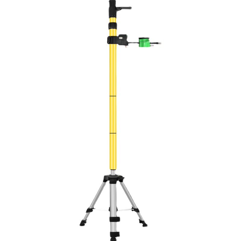 锋帮绿光水平仪支架伸缩红外线平水升降支撑撑杆水平仪