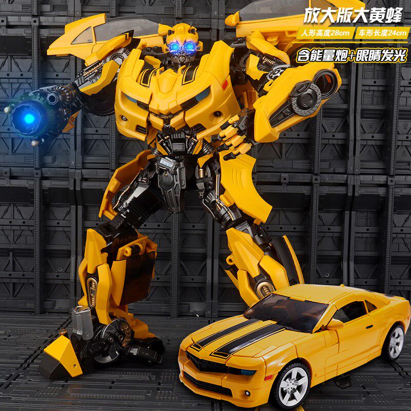 发光大黄蜂金刚变形汽车机器人玩具男孩男孩儿儿童变形金刚模型专区