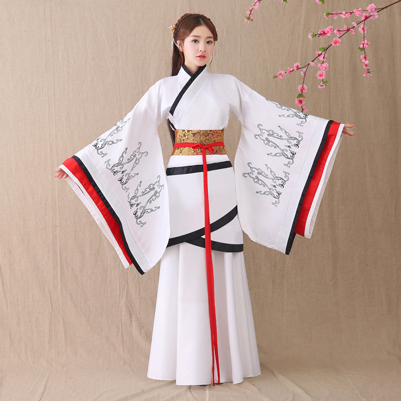 汉服女曲正规中国风大袖收腰双传统古装礼仪之邦汉服