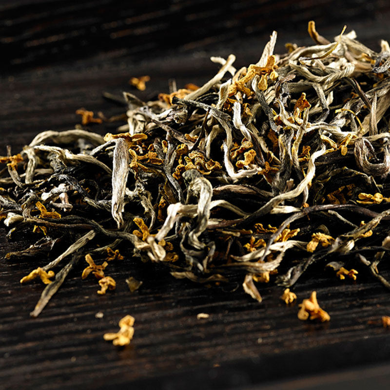 商务桂花漓江桂花香针茶花茶窨制毛尖绿茶茶礼代用